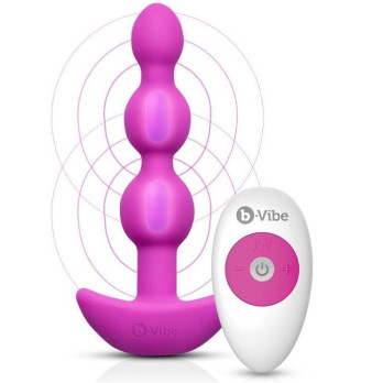 B-Vibe -Triplet Anal Beads Fuchsia