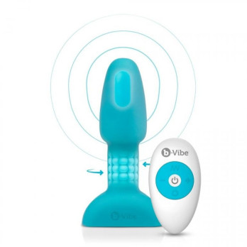 B-Vibe  Rimming Petite Remote Control Plug Teal