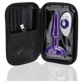 B-Vibe Trio Remote Control Plug Purple