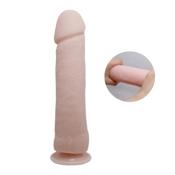 The Big Penis Realistic And Vibrating Dildo Flesh 26 Cm