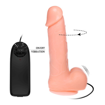 Dong Realistic Dildo Rotation And Vibration Function 20 Cm