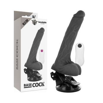 Basecock™ - Realistic Articulable Remote Control Black 18.5 Cm