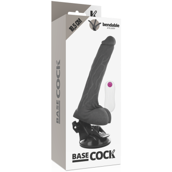 Basecock™ - Realistic Articulable Remote Control Black 18.5 Cm