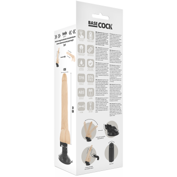 Basecock™ - Realistic Natural Remote Control Vibrator With Testicles 20 Cm