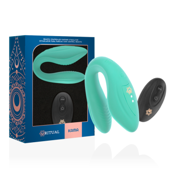 Rithual™ - Kama Remote Couples Massager Aqua