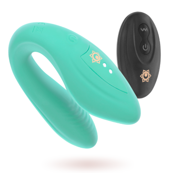 Rithual™ - Kama Remote Couples Massager Aqua