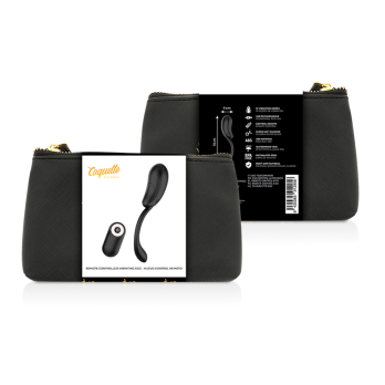 Coquette Chic Desire™ - Vibrating Egg Remote Control Rechargeable Black/ Gold