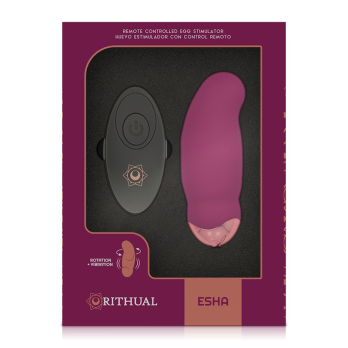 Rithual™- Esha Remote Controlled Egg Stimulator Rotation + Vibration