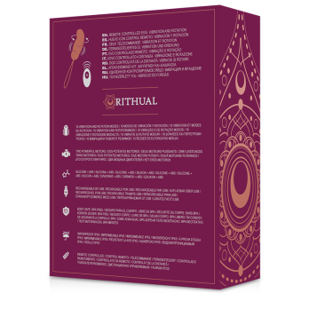 Rithual™- Esha Remote Controlled Egg Stimulator Rotation + Vibration