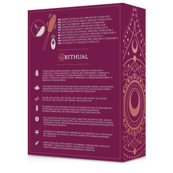 Rithual™- Priya Remote Controlled Egg G-Spot + Vibration