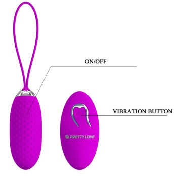 Pretty Love Joanna Remote Control Vibrating Egg 12 Functions