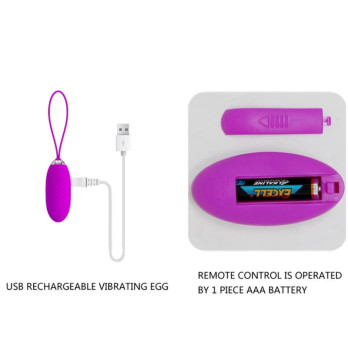 Pretty Love Joanna Remote Control Vibrating Egg 12 Functions