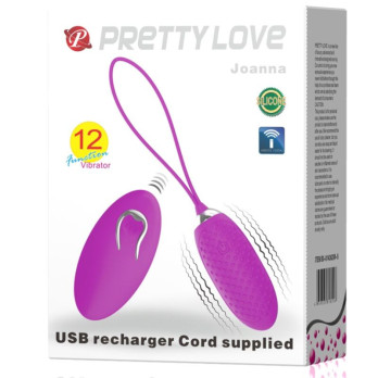 Pretty Love Joanna Remote Control Vibrating Egg 12 Functions