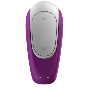 Satisfyer Double Fun Partner Vibrator - Purple