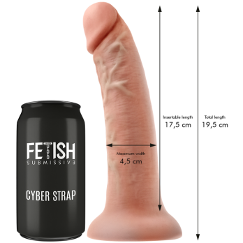 Fetish Submissive Cyber StrapTrade - Harness With Remote Control Dildo Watchme M Technology