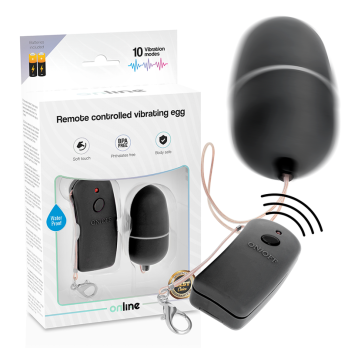 OnlineTrade- Vibrating Egg With Black Remote Control