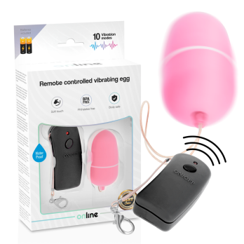 OnlineTrade- Vibrating Egg With Pink Remote Control