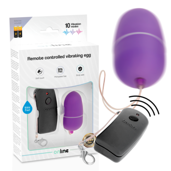 OnlineTrade- Vibrating Egg With Lilac Remote Control