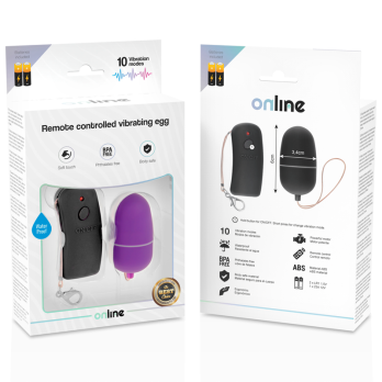 OnlineTrade- Vibrating Egg With Lilac Remote Control