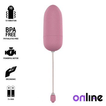 OnlineTrade- Pink Waterproof Vibrating Egg