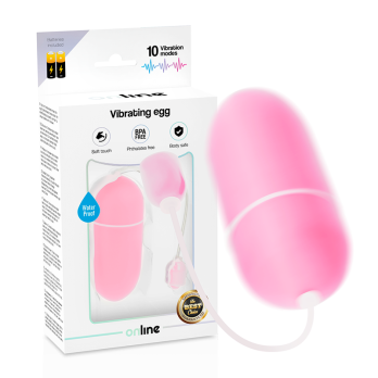 OnlineTrade- Pink Waterproof Vibrating Egg