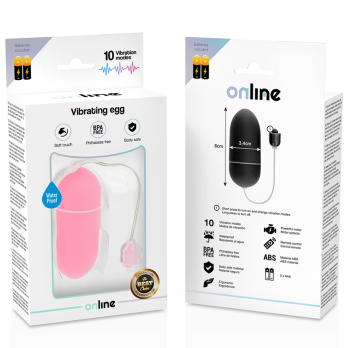 OnlineTrade- Pink Waterproof Vibrating Egg