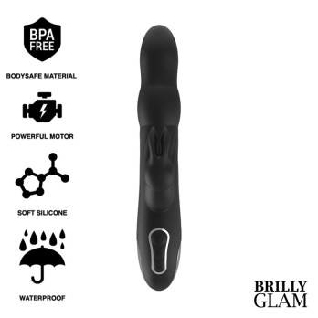 Brilly Glam™- Moebius Rabbit Vibrator  Rotator Compatible With Watchme Wireless Technology