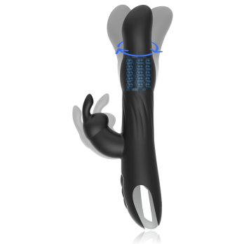 Brilly Glam™- Moebius Rabbit Vibrator  Rotator Compatible With Watchme Wireless Technology