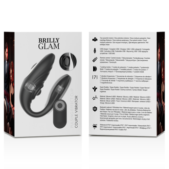 Brilly Glam™ - Couple Pulsing  Vibrating Remote Control