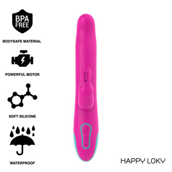 Happy Loky™ - Pluto Rabbit Vibrator  Rotator Watchme Wireless Technology Compatible