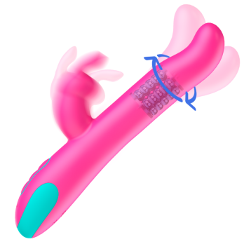 Happy Loky™ - Pluto Rabbit Vibrator  Rotator Watchme Wireless Technology Compatible