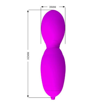 Pretty Love - Vega Rotation And Vibration Massager With 12 Functions Fuchsia