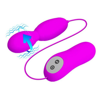 Pretty Love - Vega Rotation And Vibration Massager With 12 Functions Fuchsia