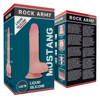 Rockarmy™ - Liquid Silicone Premium Mustang Realistic 18Cm