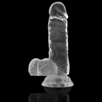 Xray Clear Cock With Balls  15.5Cm X 3.5Cm