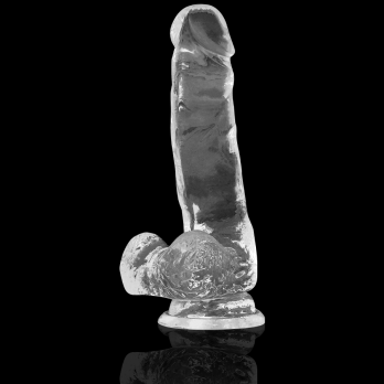 Xray Clear Cock With Balls  18.5Cm X 3.8Cm