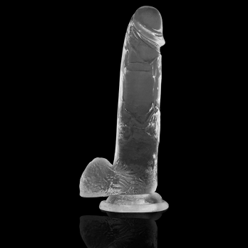 Xray Clear Cock With Balls 22Cm X 4.6Cm