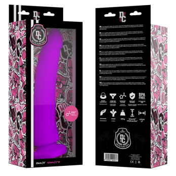 Delta Club™ - Toys Lilac Dildo Medical Silicone 23 X 4.5 Cm