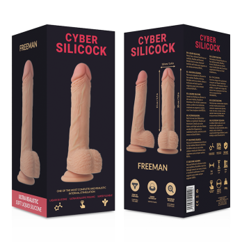 Cyber Silicock  Freeman Ultra Realistic Soft Liquid Silicone  20Cm