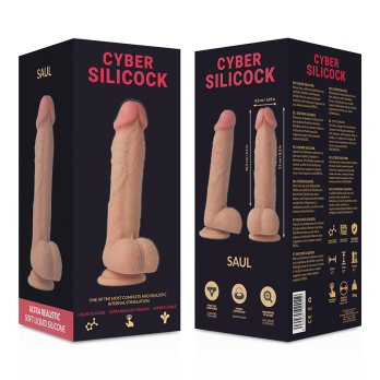 Cyber Silicock  Saul Ultra Realistic Soft Liquid Silicone 21Cm