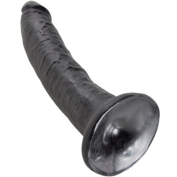 King Cock 7 Cock Black 17.8 Cm