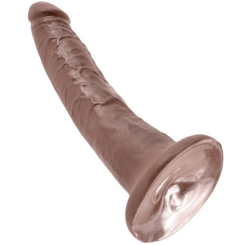 King Cock 7 Cock Chocolate 17.8 Cm