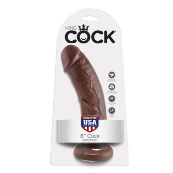 King Cock 8 Cock Brown 20.3 Cm