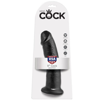 King Cock 9 Cock Black 22.9 Cm