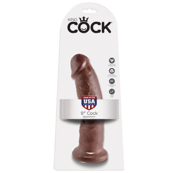 King Cock 9 Cock Brown 22.9 Cm