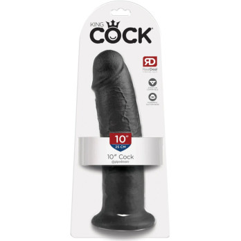 King Cock 10 Cock Black 25 Cm