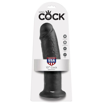 King Cock 10 Cock Black 25 Cm