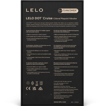 Lelo Dot Cruise Clitoral Stimulator Lemon Sorbet