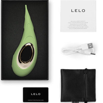 Lelo Dot Cruise Clitoral Stimulator Pistachio Cream