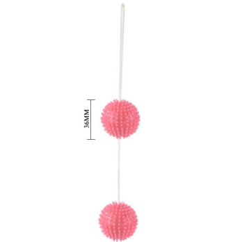 A Deeply Pleasure Spiky Balls Pink 3.6 Cm